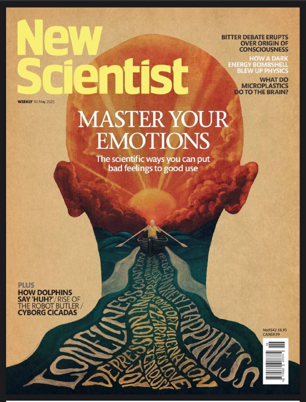 New Scientist-10.05.2025⚠️DESI研究结果冲击宇宙标准模型，暗能量或在变弱，促使科学家探索新理论；关于意识起源的理论引发争议；发现制造更好量子计算机的新方法；格陵兰鲨鱼视力长寿之谜揭开；减肥药物对脂肪肝治疗有效果....📌Download                 #新科学家
