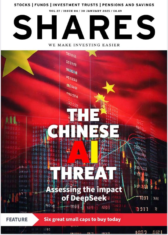 Shares-30.01.2025⚠️中国人工智能公司DeepSeek研发出具有竞争力的大语言模型，引发美国科技股大幅下跌，纳指100指数一度跌3%，英伟达等公司股价暴跌，凸显全球AI竞争加剧及市场对科技股高估值的担忧；黄金价格受地缘政治和央行购金等因素推动，接近测试历史新高；印度的企业集团发展迅速，未来十年投资规模巨大，集中于绿色能源、电动汽车等领域，推动印度成为新兴市场的明星....📌Download          #share