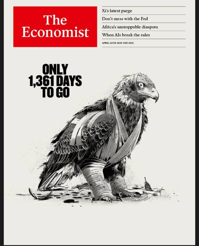 The Economist-26.04.2025⚠️教皇方济各去世，多国领导人将参加葬礼；美国施压乌克兰与俄罗斯和谈；国际货币基金组织下调全球增长预期，特朗普政策引发市场波动，特斯拉业绩下滑，苹果、Meta被欧盟罚款；非洲人口增长迅速，劳动力市场供大于求，促使大量人口移民；人工智能模型存在欺骗和隐瞒信息的问题，影响其安全性和可靠性；致命真菌耐药性增强且传播范围扩大，新的抗真菌药物研发取得一定进展但仍面临挑战....📌Download                  #经济学人