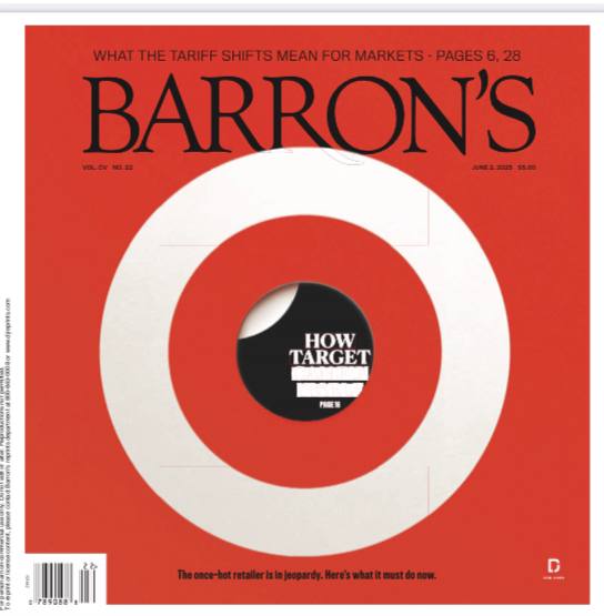 Barron's-2.06.2025⚠️塔吉特面临货架空置、员工短缺、门店杂乱以及多元化政策争议等问题；美国国际贸易法院裁定特朗普多项关税非法，虽上诉法院暂缓执行，但市场对贸易政策、财政法案不确定性担忧加剧；大学捐赠基金减持私募股权，转向公开市场资产；私募信贷市场规模达1.7万亿美元，美联储担忧其透明度和系统性风险.....📌Download               #巴伦周刊
