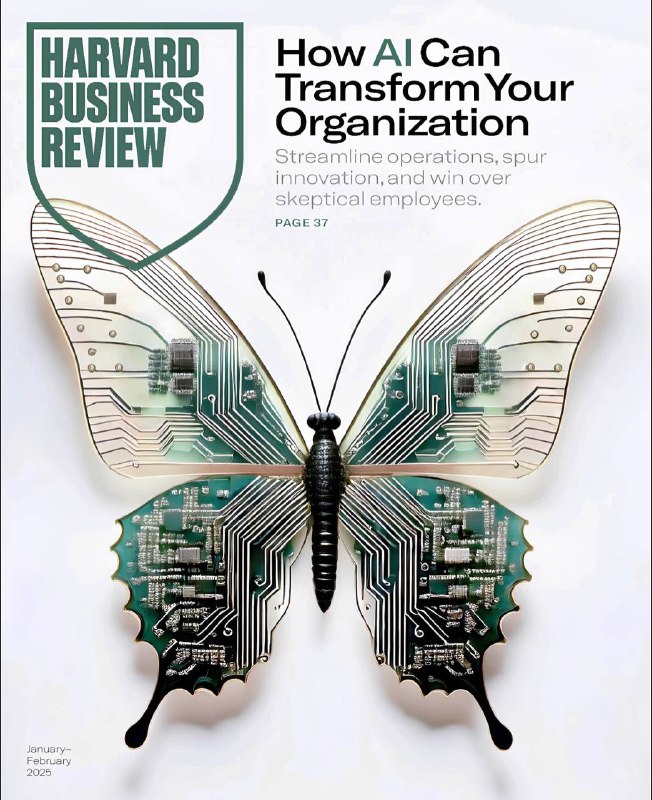 Harvard Business Review-01-02.2025⚠️AI与流程管理相互强化，企业可依循七步法融合AI、数据和人员来改进流程；企业管理策略：可持续发展战略制定，有效谈判策略，领导者时间管理，供应链管理创新，提升实验能力，组织学习引领方式...📌Download         #哈佛商业评论