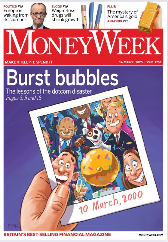 MoneyWeek-14.03.2025⚠️欧洲市场表现向好，德国新政府计划改革债务刹车、增加国防开支，相关国防股大涨，德法股市上涨，欧元升值，但欧洲经济增长仍面临美国经济放缓等挑战