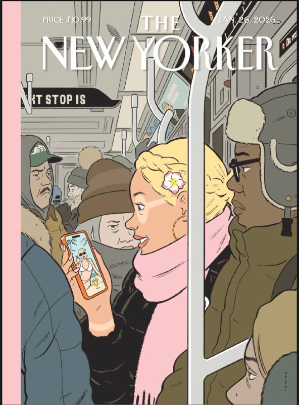 The New Yorker-26.02.2026⚠️ 聚焦伊朗大规模抗议活动及政府的暴力镇压，剖析特朗普政府对伊政策的矛盾性——表面支持抗议者，实则削弱民主促进工具，且国内移民政策与对伊立场存在双重标准；记录马杜罗政权被推翻前后的加拉加斯现状，包括美国军事干预、通胀危机、民众生活困境及战后权力真空带来的不确定性；手写日程本的复兴热潮，包括Hobonichi、Traveler’s Company等品牌的走红，反映数字时代对实体规划工具的回归….📌Download              #纽约客
