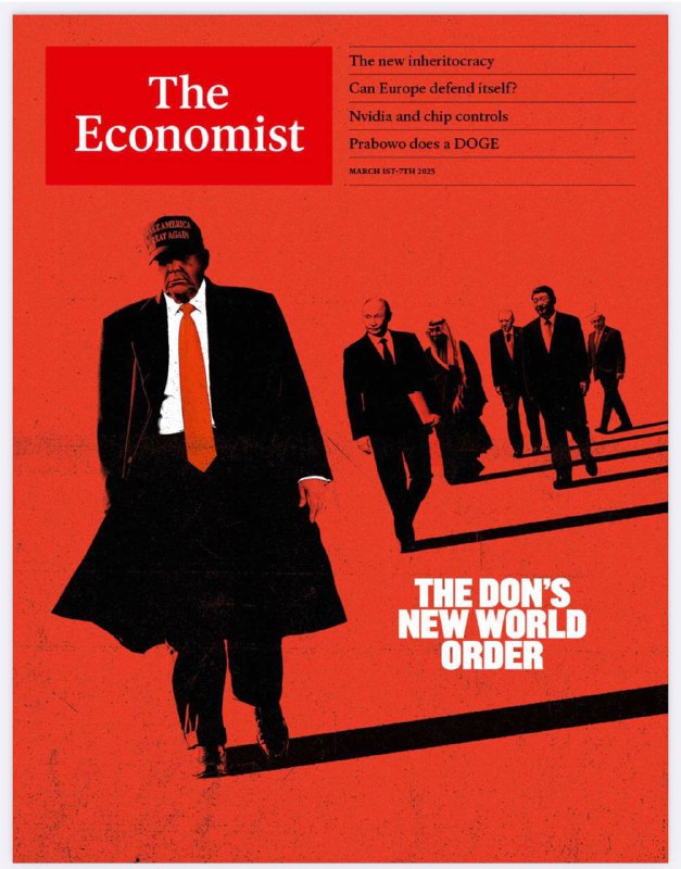 The Economist-01.03.2025⚠️特朗普执政下，美国在国际事务中推行交易性外交，与俄罗斯在乌克兰问题上互动频繁，引发国际社会广泛关注；巴以停火协议面临挑战，后续谈判进展缓慢；科技行业中，英伟达在中美贸易和技术限制的背景下，努力维持业务增长；台积电在美国芯片制造计划中扮演关键角色，但美国实现芯片制造自给自足仍面临诸多困难；情色文学变得更加直白，反映了社会观念的变化；卫星成像技术不断发展，高分辨率卫星图像有望更广泛应用....📌Download             #经济学人