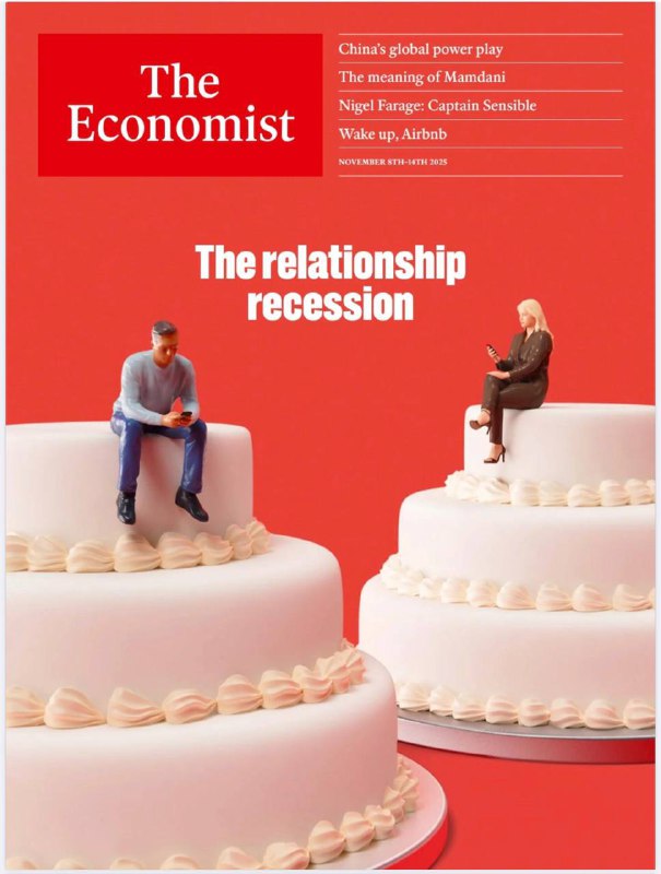 The Economist-8.11.2025⚠️中期选举预热：民主党在纽约、弗吉尼亚、新泽西等州的补选/地方选举中大胜；特朗普政府动态：政府停摆超35天，导致美国40个最繁忙机场需削减10%空中交通；俄乌冲突：俄罗斯逼近夺取乌克兰东部交通枢纽波克罗夫斯克，这是其自2024年2月夺取阿夫迪夫卡后的最大战场进展，乌克兰军队面临重压....📌Download                 #经济学人