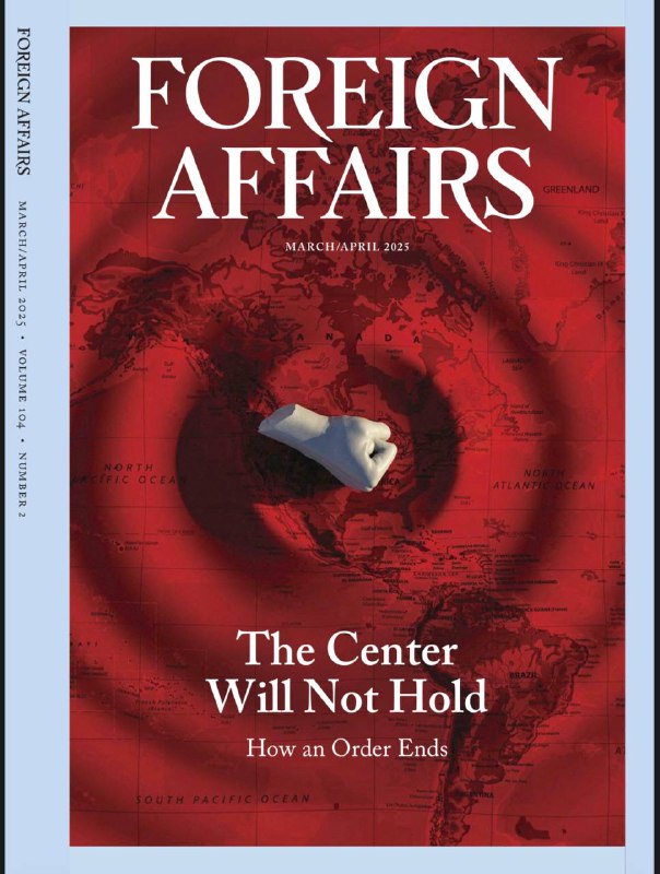 Foreign Affairs-03-04.2025⚠️特朗普的外交政策理念深受20世纪50年代美国右翼反共思潮影响，他推动的政策对国际秩序产生诸多变革；中国经济崛起，在半导体等领域与美国竞争，美国试图遏制中国发展；中东地区深陷战争泥潭，加沙、叙利亚等地冲突不断，造成大量人员伤亡和基础设施损毁；全球能源转型面临成本高昂、能源安全、地缘政治等诸多挑战....📌Download                     #外交事务