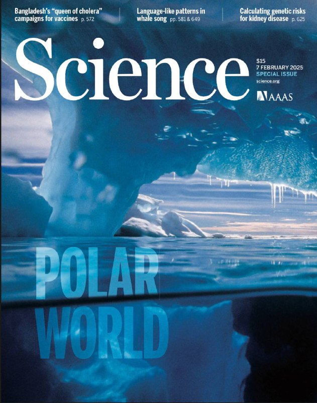 Science-7.02.2025⚠️孟加拉国霍乱疫苗研究人员Firdausi Qadri致力于推动口服霍乱疫苗使用；座头鲸歌声存在类似语言的统计结构；研究利用跨物种镶嵌基因组探究合成染色体设计；发现新型“迷你CRISPR”可用于编辑猴子肌肉基因；格陵兰冰盖研究有新发现，其冰流底部或加速融化；北极地区气候变暖影响显著，国际合作面临挑战...📌Download                #科学