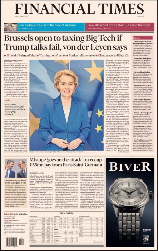 Financial Times-11.04.2025⚠️美俄期望通过囚犯交换改善关系 