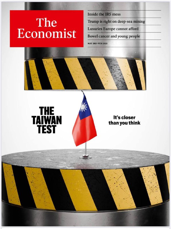 The Economist-03.05.2025⚠️中美关系紧张，美国对台政策使台海局势升温；伊朗与美国就核问题谈判，关系出现缓和迹象；美国与乌克兰签署矿产协议，推动乌克兰重建，同时影响地区局势；科技巨头面临反垄断调查和贸易战冲击，市场价值下跌；电商企业受关税政策影响，调整价格和业务策略....📌Download                #经济学人