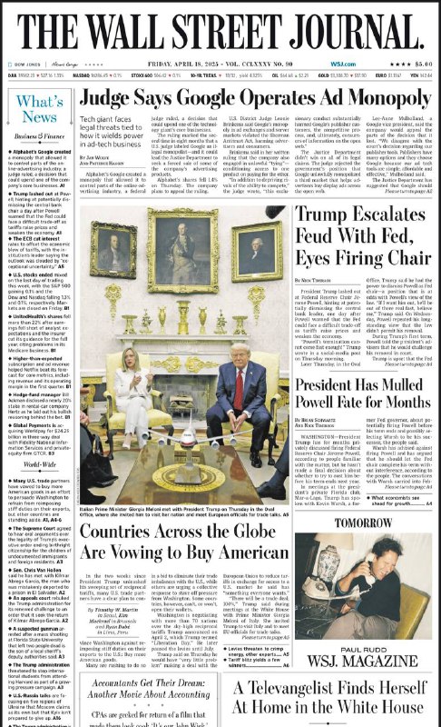 The New York Times-18.04.2025⚠️以色列计划袭击伊朗核设施时，特朗普选择谈判；美国从叙利亚东北部撤军；加沙地带难民营遭空袭；欧洲和美国就乌克兰问题进行对话；荷兰精子捐赠者每人最多生育125个孩子 ；德国医生被控谋杀15名患者；英国法院参与跨性别权利辩论；中国希望各国抵制特朗普，但遭谨慎对待....📌Download                #纽约时报